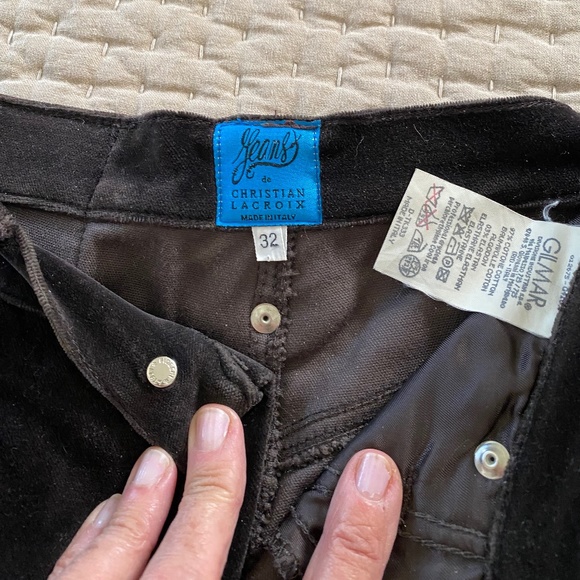 Retro Vintage Designer Christian LeCroix Slacks - Picture 2 of 3